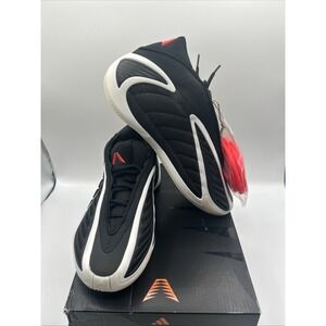 ADIDAS Anthony Edwards 2J Kids Sneakers,Black/White/Red,JR9377,Youth6M, NEW/DEF.